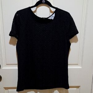 Black Lace Women's Top